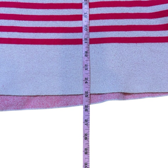 Anthropologie Maeve Carys mock neck pink red striped sweater size 3X long sleeve - Picture 8 of 8